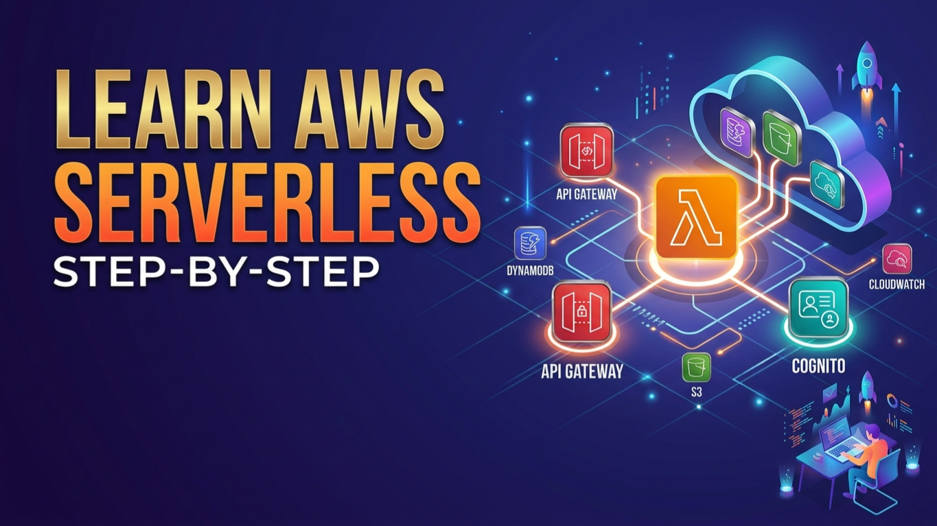 Hands-On AWS Serverless Course for Beginners – Build Real-World Apps